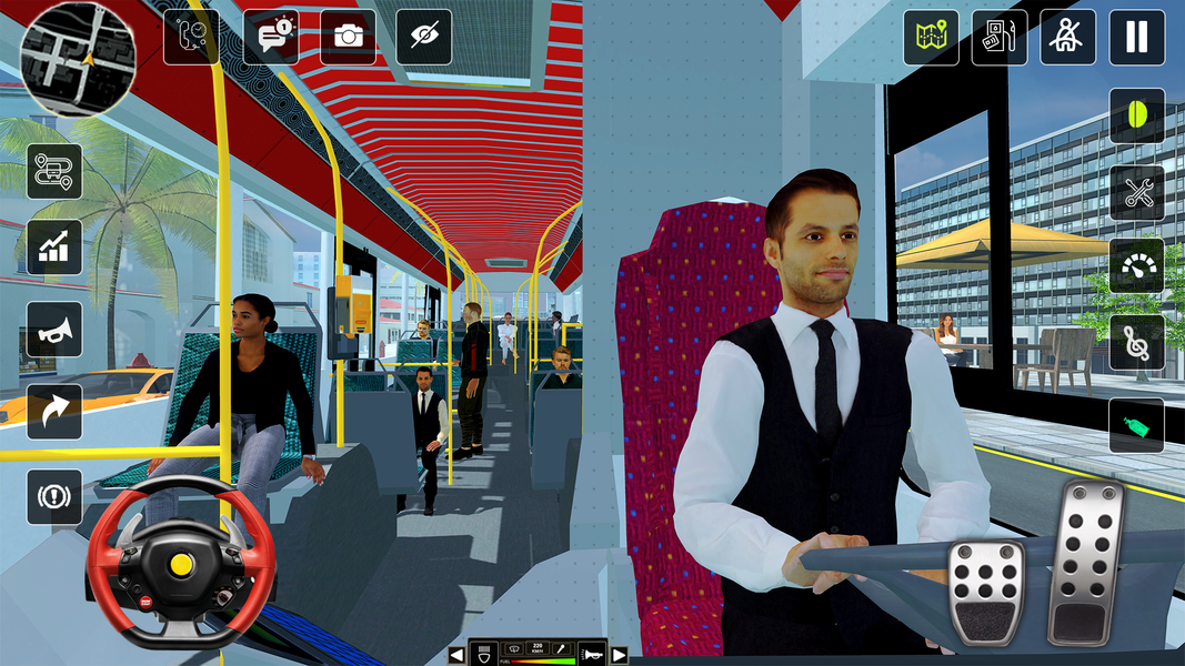 Bus Games Bus Simulator Games - Gameplay image of android game