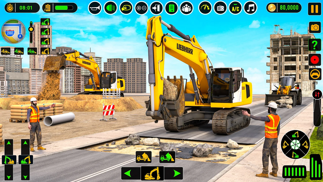 Real City Construction Game ۳D - عکس بازی موبایلی اندروید