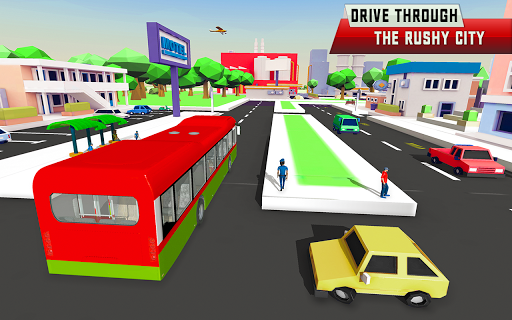 City Driving Coach Passenger Bus Simulator 3D - Image screenshot of android app