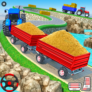 Big Tractor Farming Simulator - Gameplay image of android game