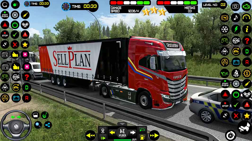 Truck Simulator ۳D: City Truck - عکس بازی موبایلی اندروید