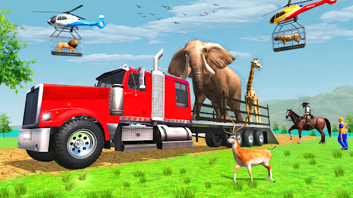Animal Transport Truck Game ۳D - عکس برنامه موبایلی اندروید