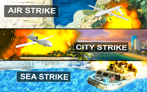 City Drone Attack-Rescue Mission & Flight Game - Image screenshot of android app