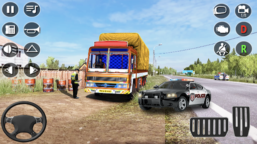 Indian Cargo Truck Wala Game - Gameplay image of android game