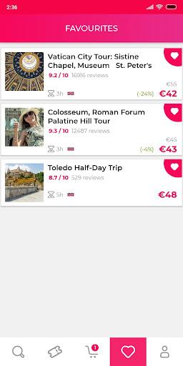 Civitatis: Fill your trip! - عکس برنامه موبایلی اندروید