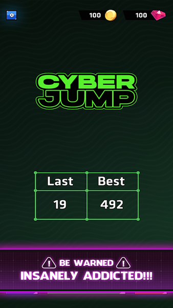 Cyber Jump - Gameplay image of android game