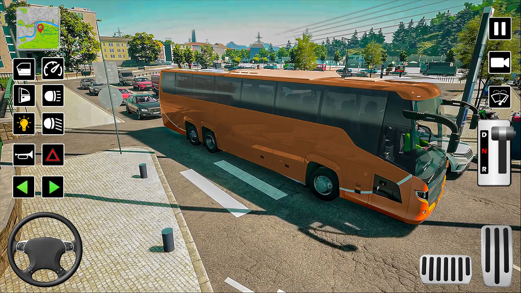 Bus Simulator 2024 3D Bus Game - Gameplay image of android game