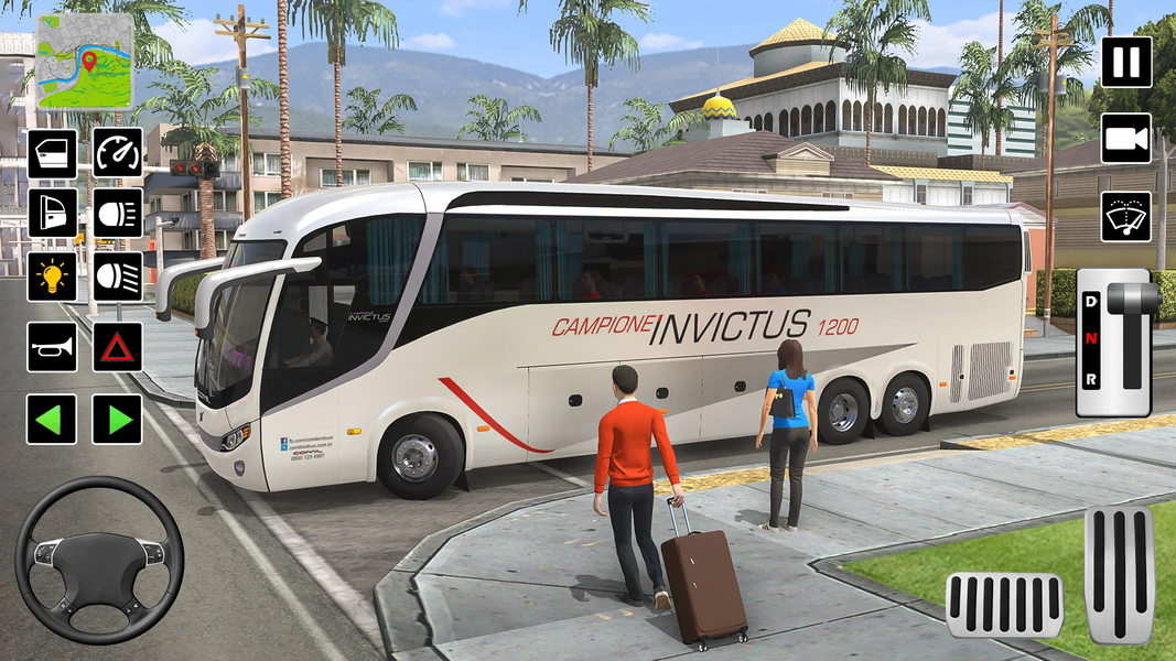 Bus Simulator 2024 3D Bus Game - Gameplay image of android game