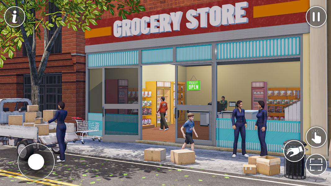 Supermarket Cashier Games 3D - Gameplay image of android game