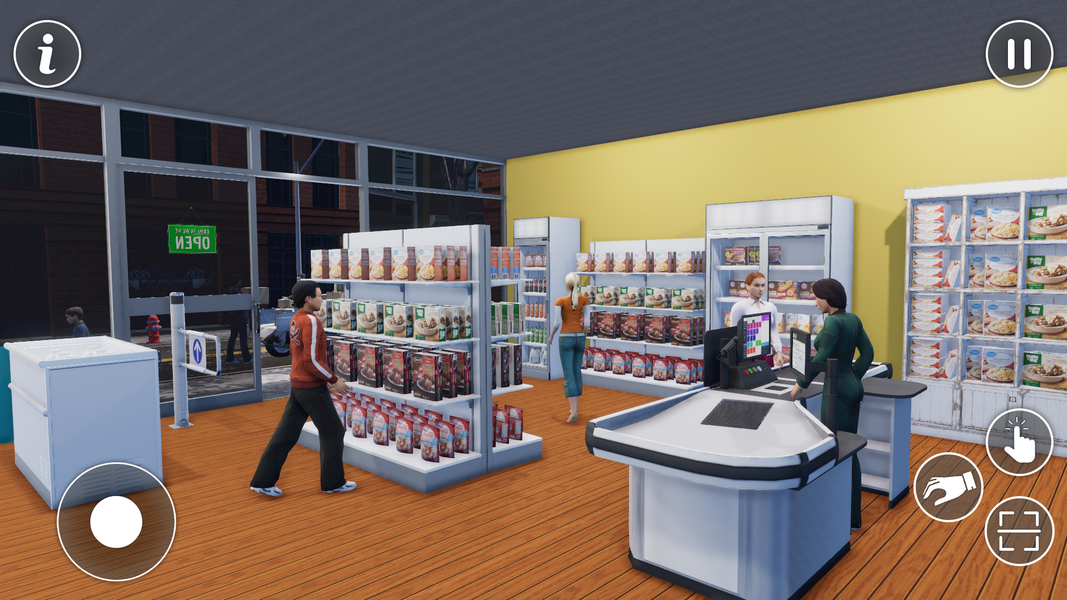 Supermarket Cashier Games 3D - Gameplay image of android game