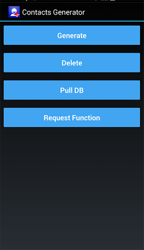 Contacts Generator - Image screenshot of android app