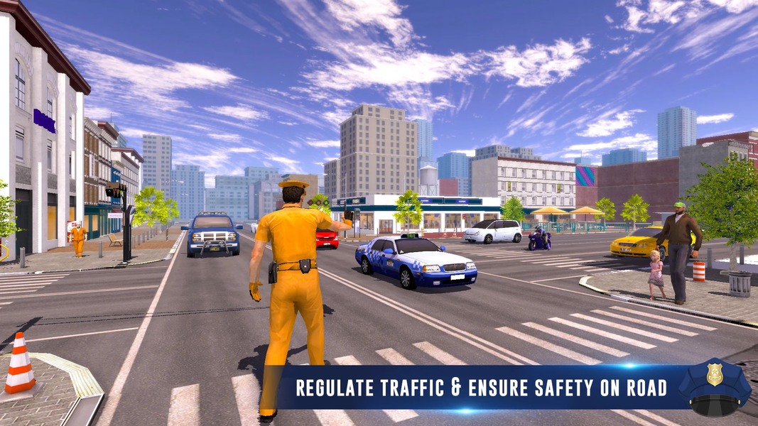 Police City Traffic Warden - Gameplay image of android game