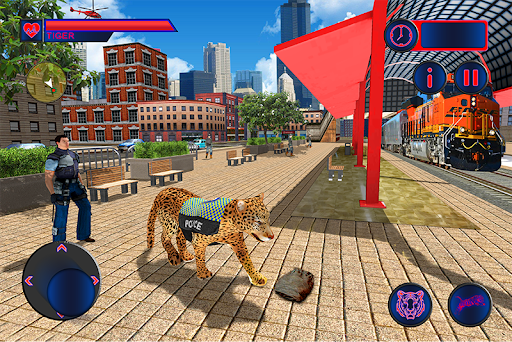 Police Tiger Game City Crime - عکس بازی موبایلی اندروید