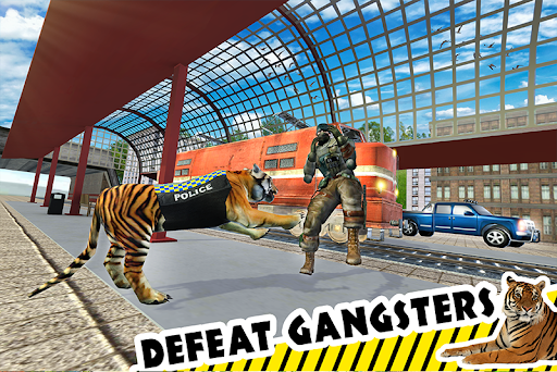 Police Tiger Game City Crime - Gameplay image of android game