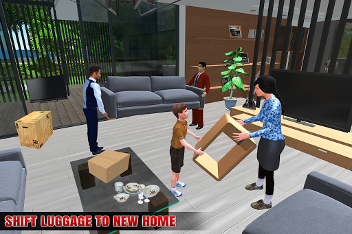 Virtual Rent Home Happy Family - عکس بازی موبایلی اندروید