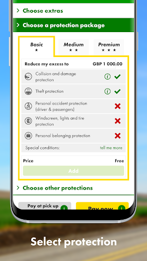 Europcar - Car & Van Rental - عکس برنامه موبایلی اندروید