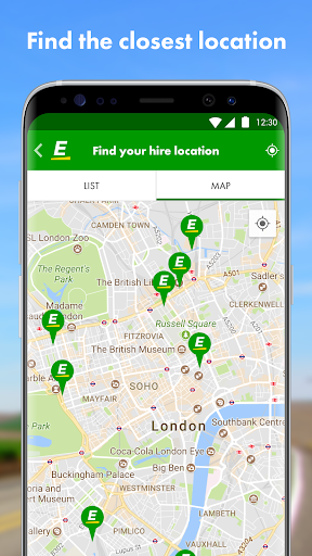 Europcar - Car & Van Rental - عکس برنامه موبایلی اندروید