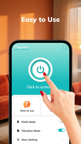 Clapster : Clap to find phone - عکس برنامه موبایلی اندروید