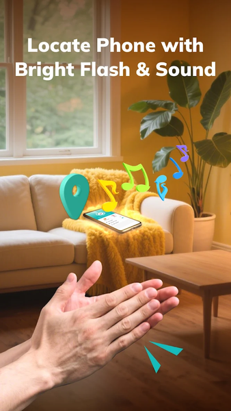Clapster : Clap to find phone - عکس برنامه موبایلی اندروید