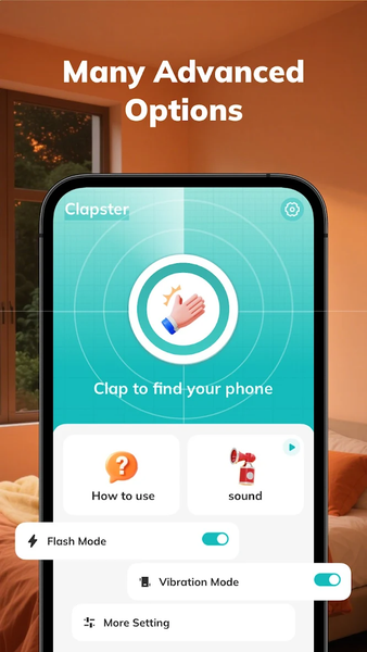 Clapster : Clap to find phone - عکس برنامه موبایلی اندروید