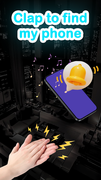 Clap to Find My Phone - Image screenshot of android app
