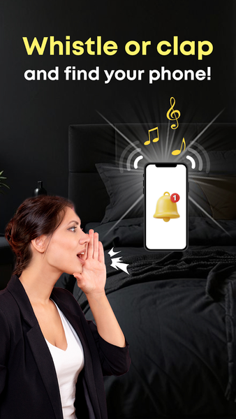 Find phone by Clap or Whistle - عکس برنامه موبایلی اندروید