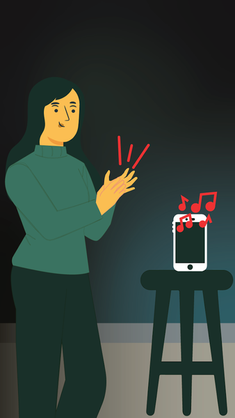 Find my phone by clap - Image screenshot of android app