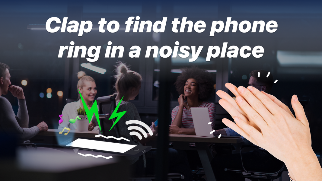 Clap to Find Phone with Flash - Image screenshot of android app