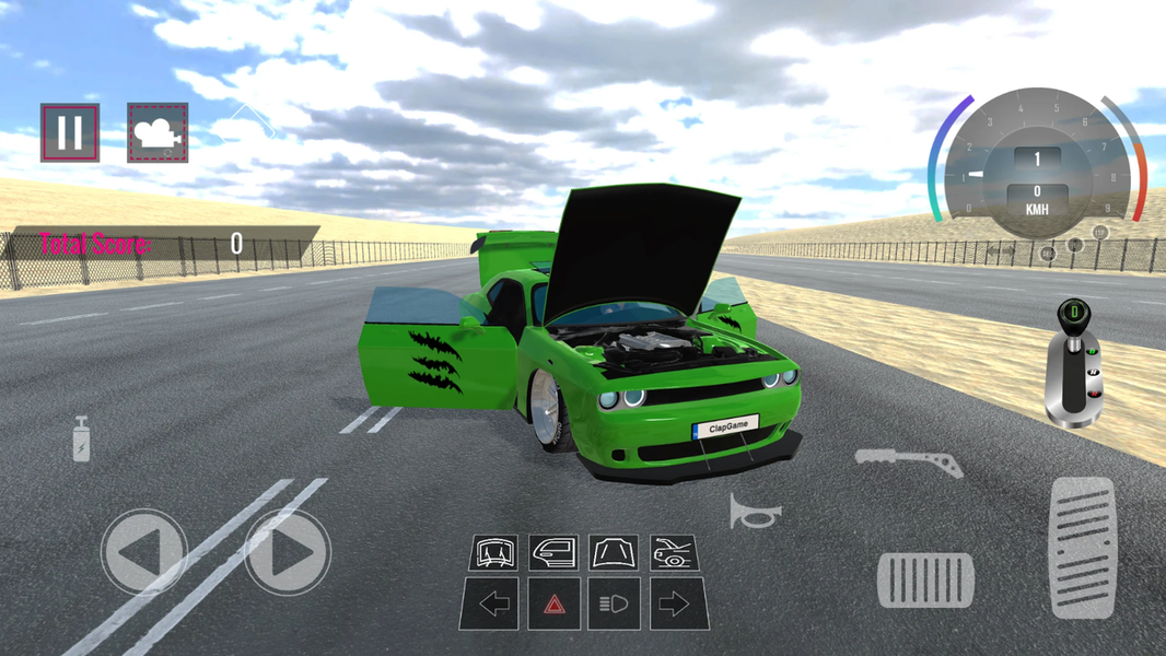 Challenger Muscle Car: Racing - Gameplay image of android game