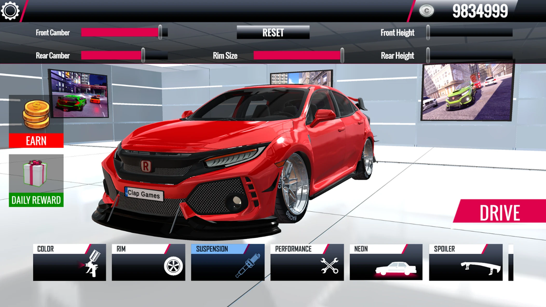 Type-R Car Racing Game 2024 - Gameplay image of android game