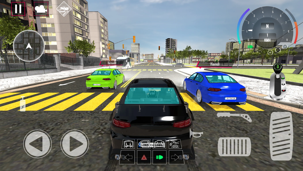 Traffic Car Driving Simulator - Gameplay image of android game