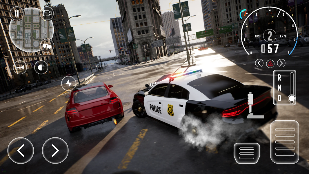 Police Car Simulator 2023 - Gameplay image of android game