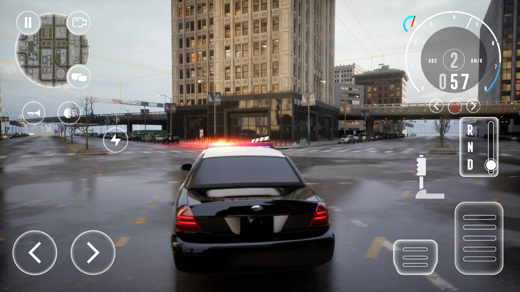 Police Car Simulator 2023 - Gameplay image of android game