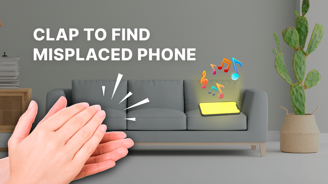 Clap to Find My Phone Location - عکس برنامه موبایلی اندروید