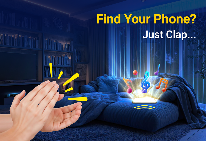 Find Your Phone by Clapping - عکس برنامه موبایلی اندروید