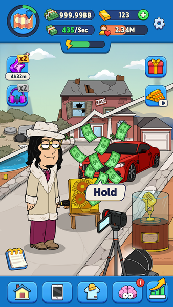 Idle Vlogger - Rich Me! - Gameplay image of android game