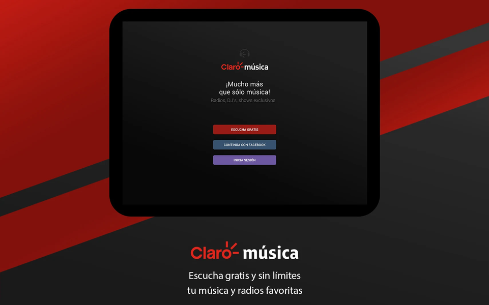 Claro música - Image screenshot of android app