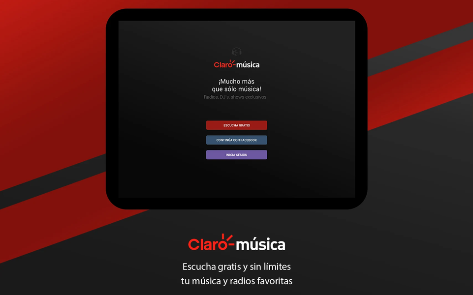 Claro música - Image screenshot of android app