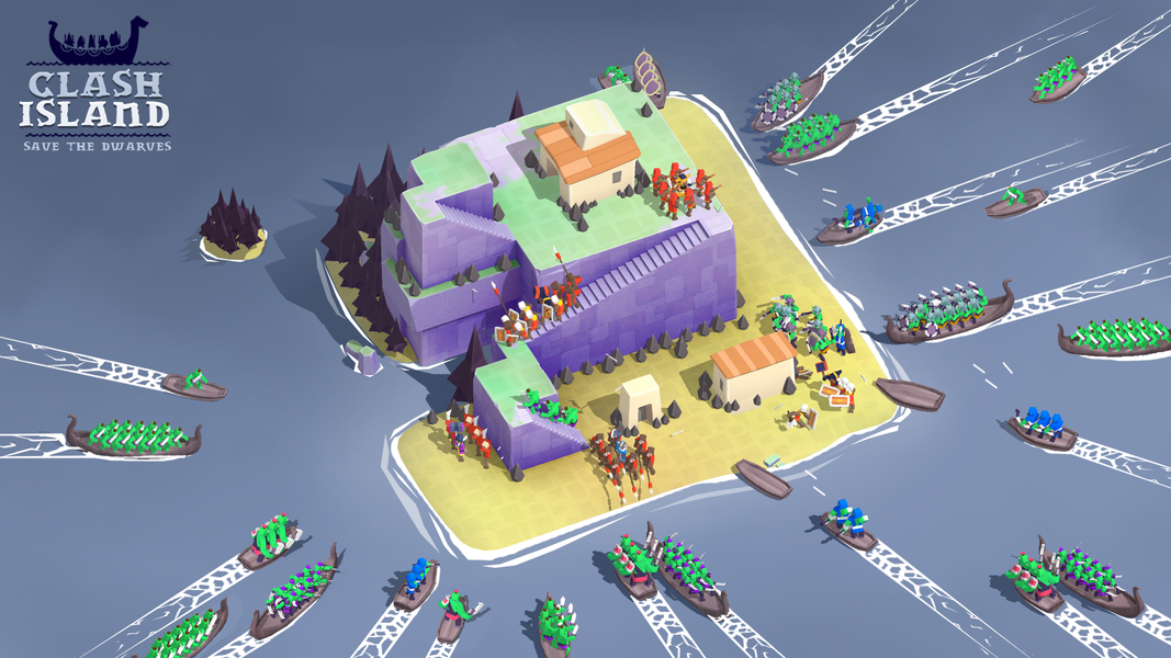Clash Island: Save the Dwarves - عکس بازی موبایلی اندروید