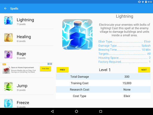 ToolKit for Clash of Clans - عکس برنامه موبایلی اندروید