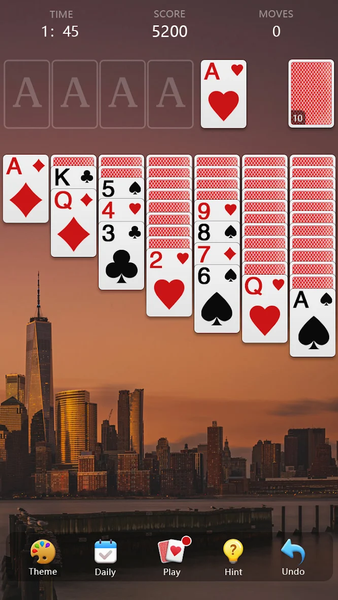 Solitaire - Brain game - Gameplay image of android game