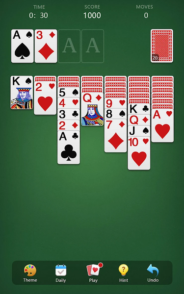 Solitaire - Brain game - عکس بازی موبایلی اندروید