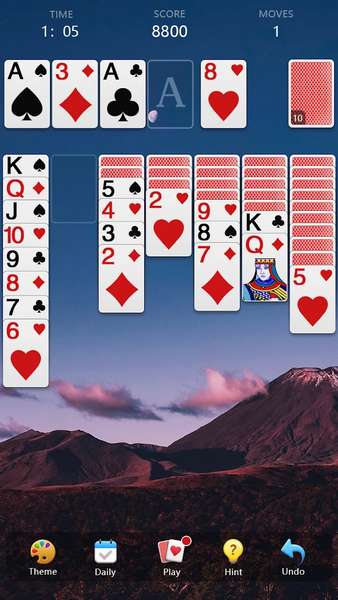Solitaire - Brain game - عکس بازی موبایلی اندروید