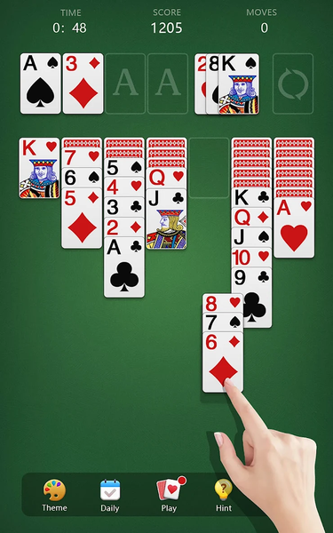Solitaire - Brain game - عکس بازی موبایلی اندروید