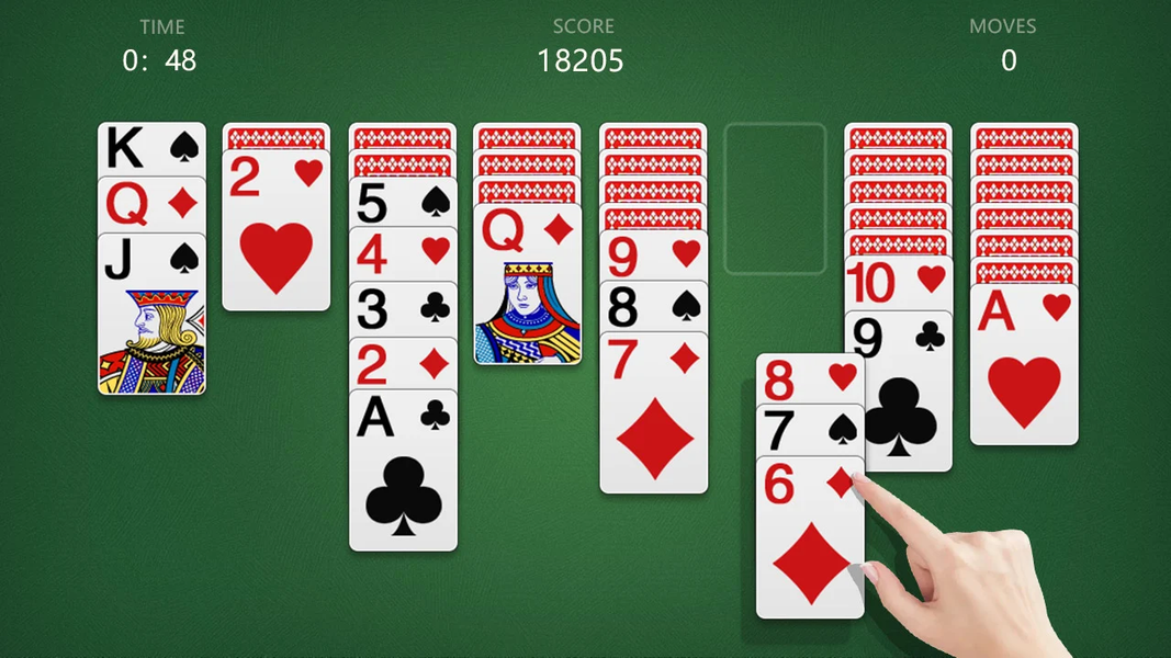 Solitaire - Brain game - عکس بازی موبایلی اندروید