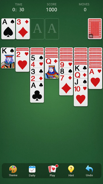 Solitaire - Brain game - عکس بازی موبایلی اندروید