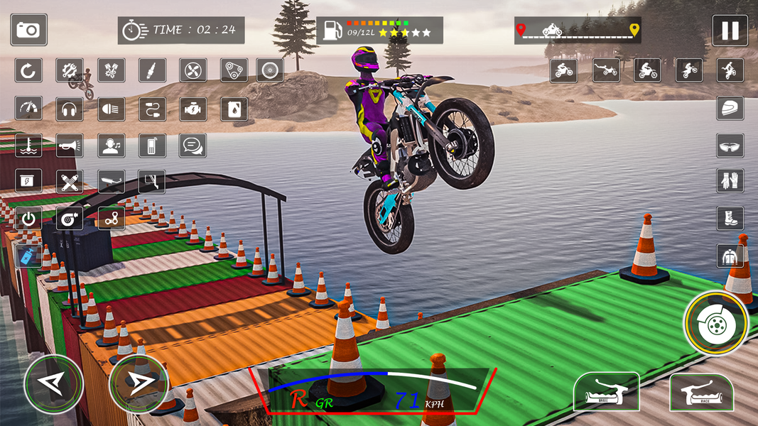 Bike Racing Game-USA Bike Game - عکس بازی موبایلی اندروید