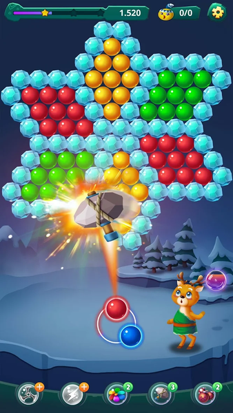 Bubble shooter - Gameplay image of android game