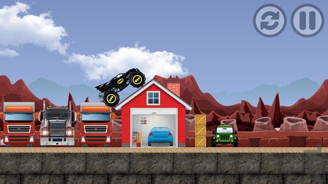 ماشین پرشی - عکس بازی موبایلی اندروید