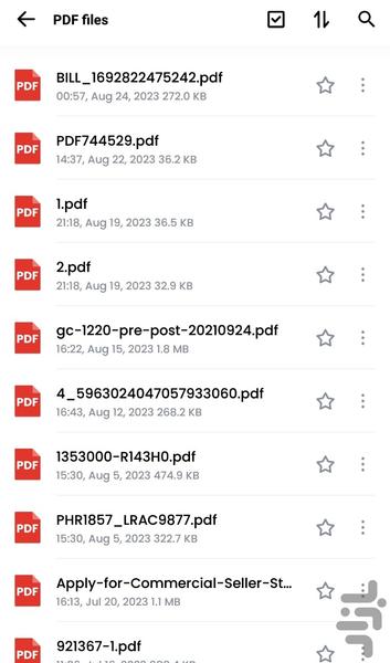 پی دی اف خوان pdf - عکس برنامه موبایلی اندروید